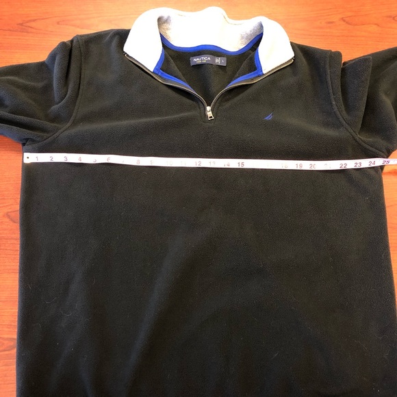 Nautica men’s fleece sweatshirt black size L - Picture 5 of 6